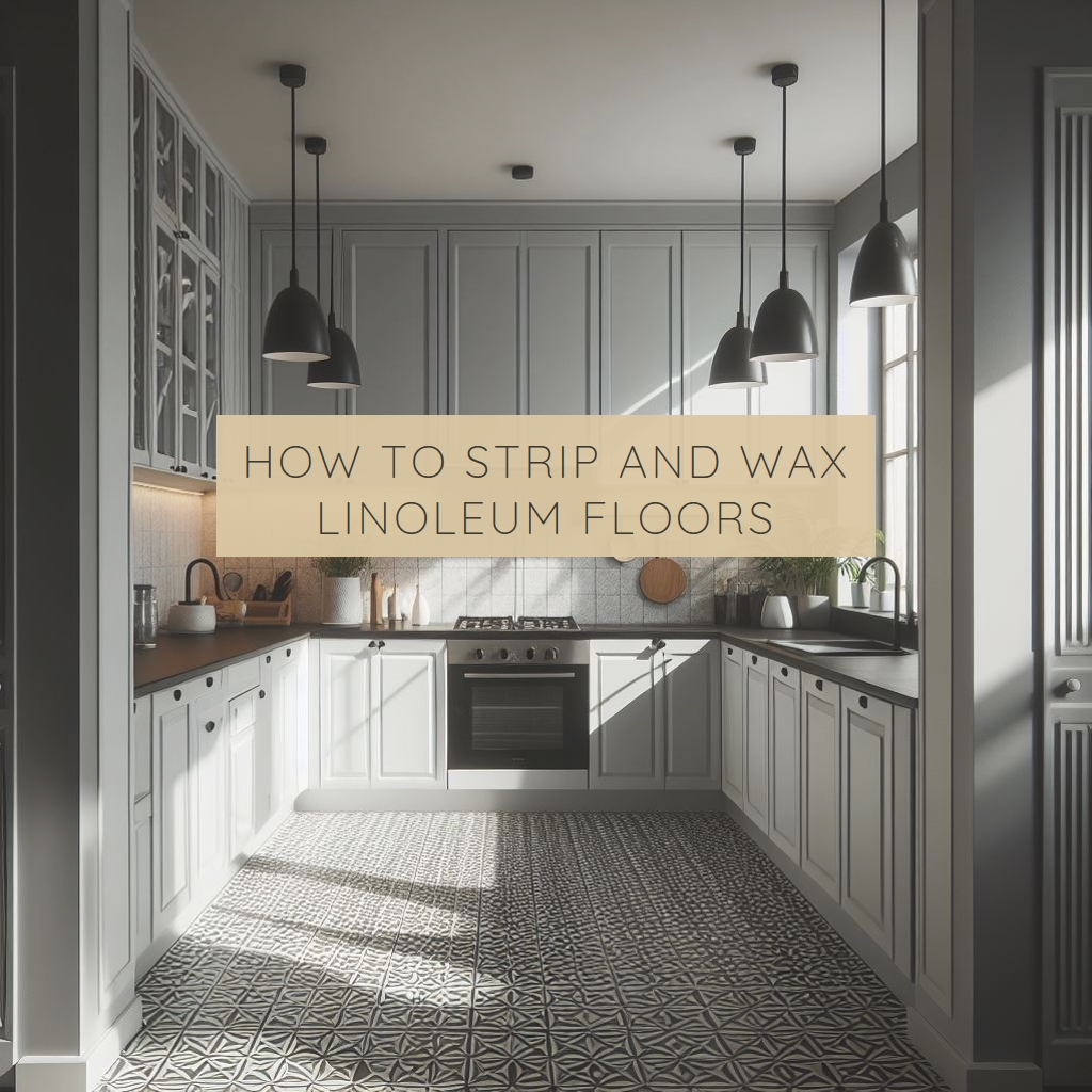 how to strip linoleum floor wax