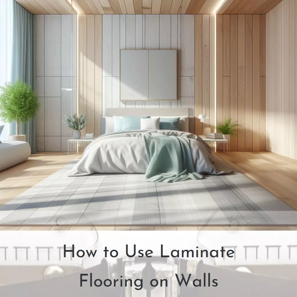 how to use laminate flooring on walls