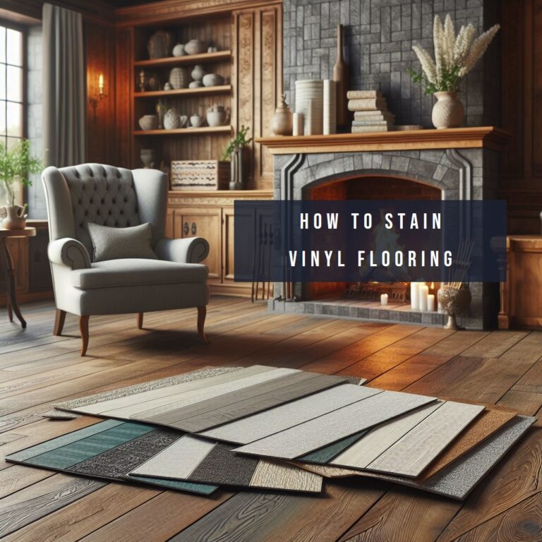 How to Stain Vinyl Flooring
