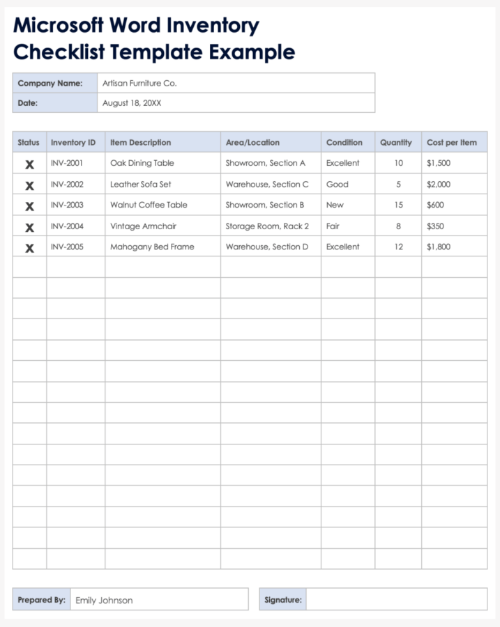 IT Hardware Inventory Template IT Hardware Inventory Template